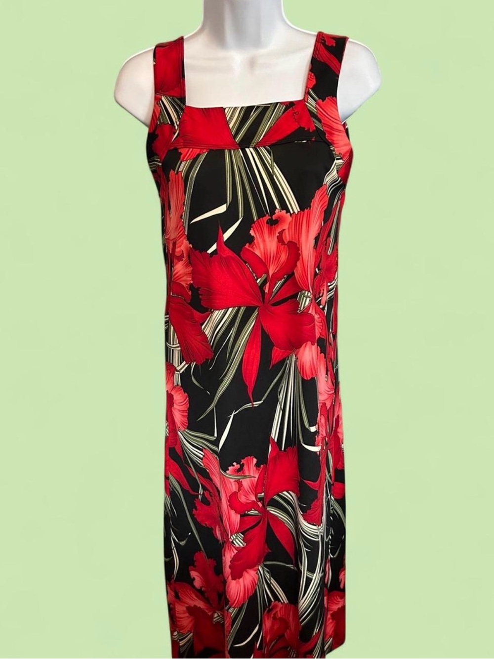 Vintage 90’s tropical sleeveless sundress. Made in Hawaii.